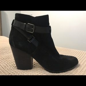 COPY - Cole Haan Black suede dress booties